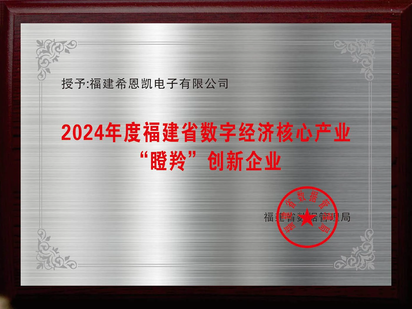 İsti təbriklər | CNK Electronics, 2024-cü ildə Fujian əyalətində rəqəmsal iqtisadiyyatın əsas sahələrində 
