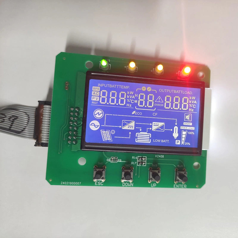 Monoxrom seqment lcd ekran modulu